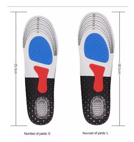 Alivia el dolor de pies y piernas - Plantillas de Gel Ortopédicas Unisex